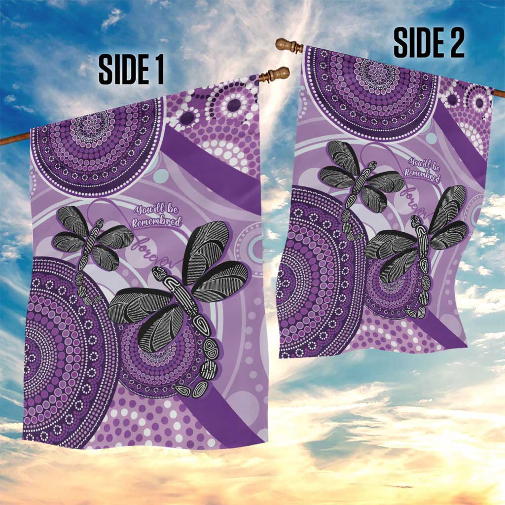 Memorial Australia Garden Flag You Will Be Remembered Aboriginal Art - Vibe Hoodie Shop