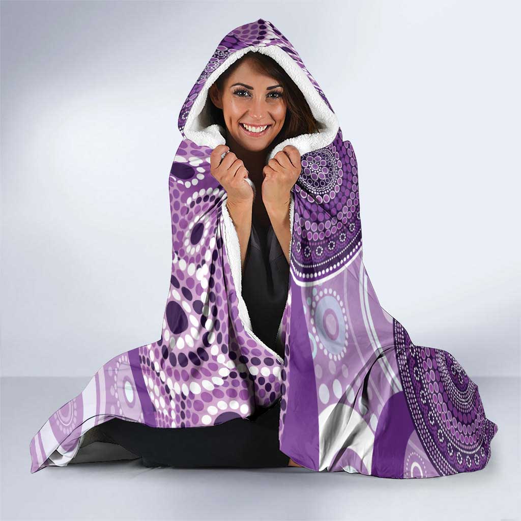 Memorial Australia Hooded Blanket You Will Be Remembered Aboriginal Art