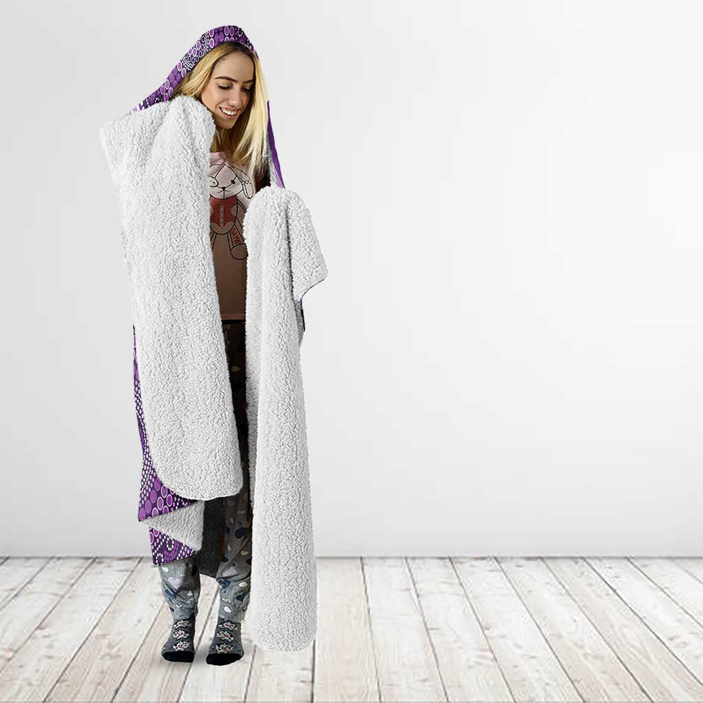 Memorial Australia Hooded Blanket You Will Be Remembered Aboriginal Art