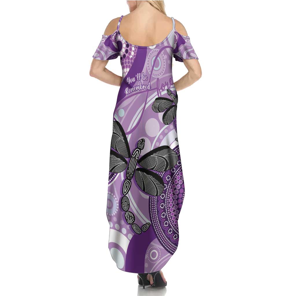 Memorial Australia Summer Maxi Dress You Will Be Remembered Aboriginal Art