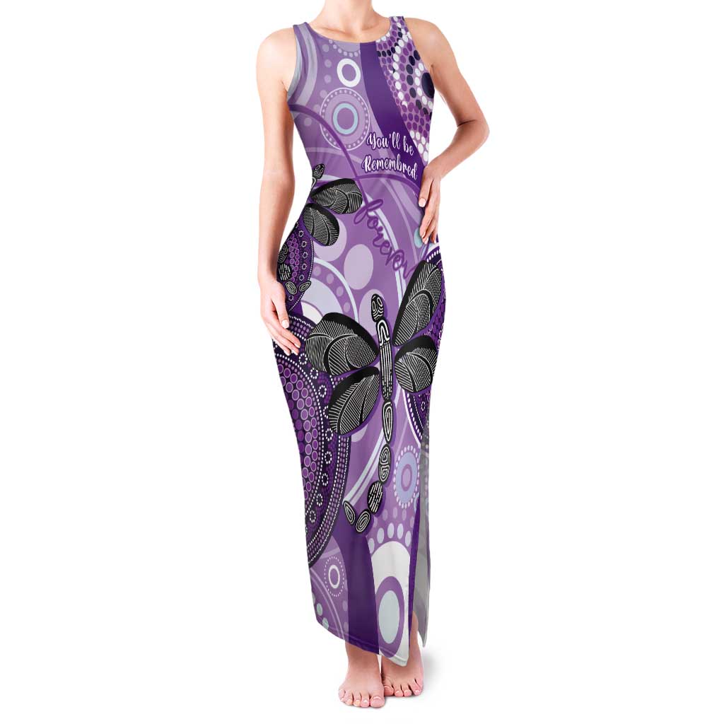 Memorial Australia Tank Maxi Dress You Will Be Remembered Aboriginal Art
