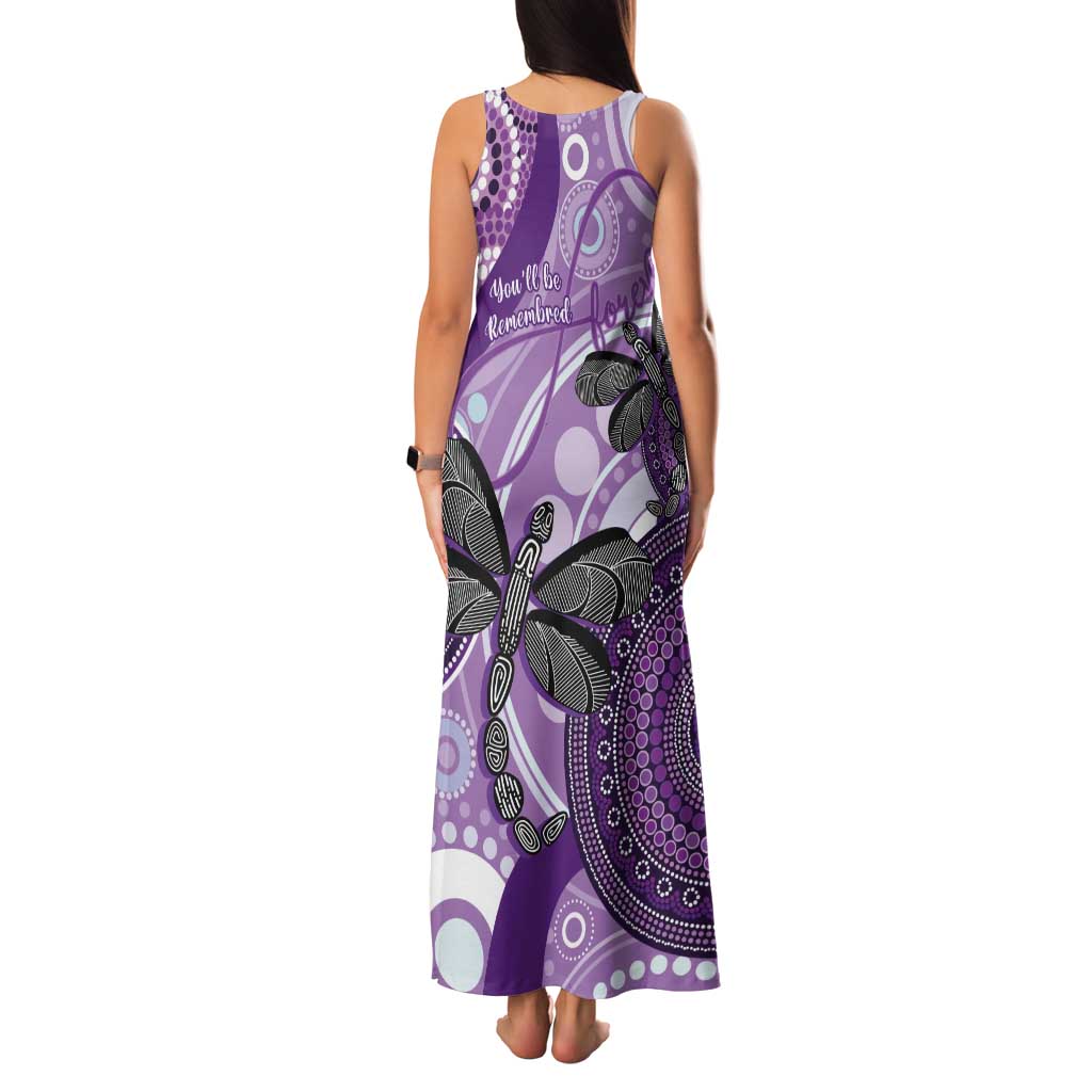 Memorial Australia Tank Maxi Dress You Will Be Remembered Aboriginal Art