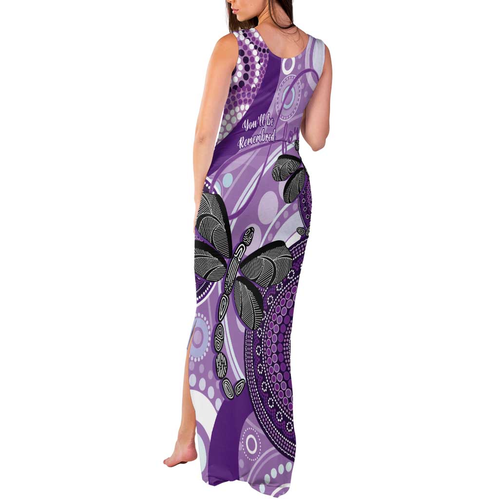 Memorial Australia Tank Maxi Dress You Will Be Remembered Aboriginal Art