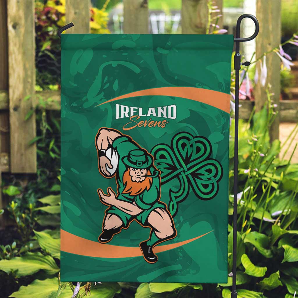 Ireland Rugby Sevens Garden Flag Go Champions Irish Shamrock - Vibe Hoodie Shop