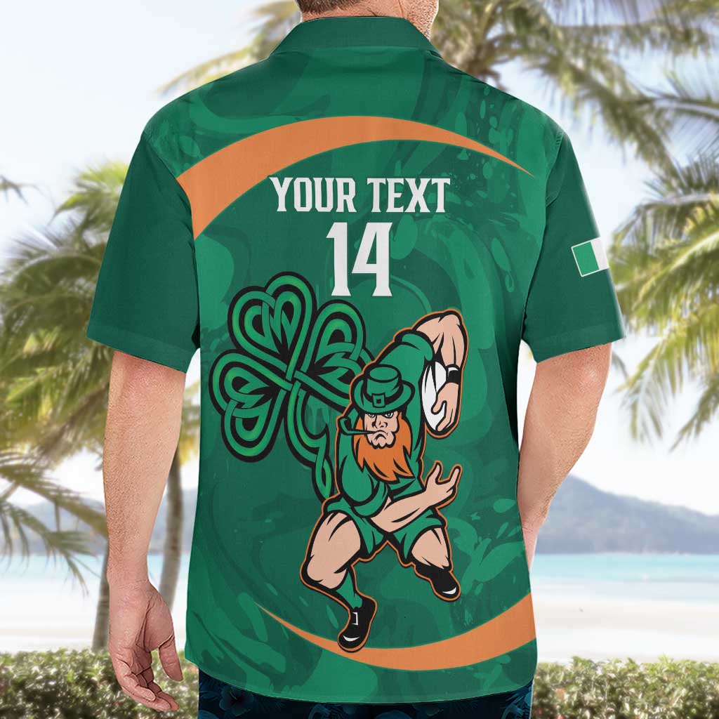 Custom Ireland Rugby Sevens Hawaiian Shirt Go Champions Irish Shamrock - Vibe Hoodie Shop