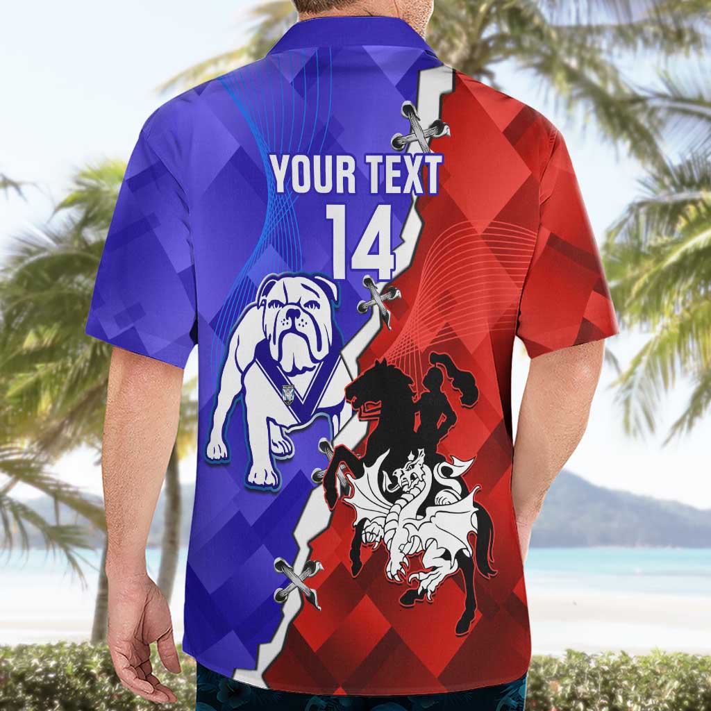 Custom Bulldogs And Dragons Rugby 2025 Hawaiian Shirt Dynamic Style - Vibe Hoodie Shop