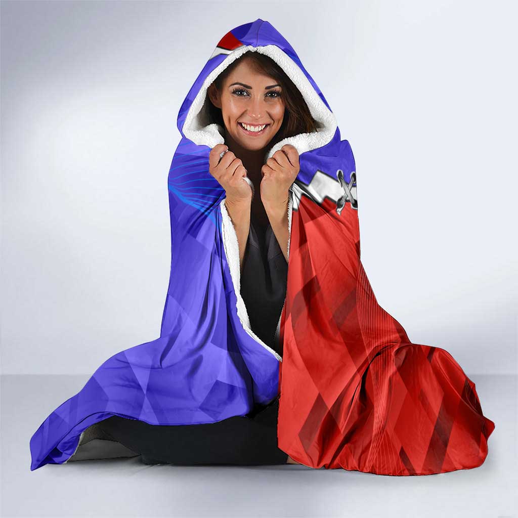 Custom Bulldogs And Dragons Rugby 2025 Hooded Blanket Dynamic Style