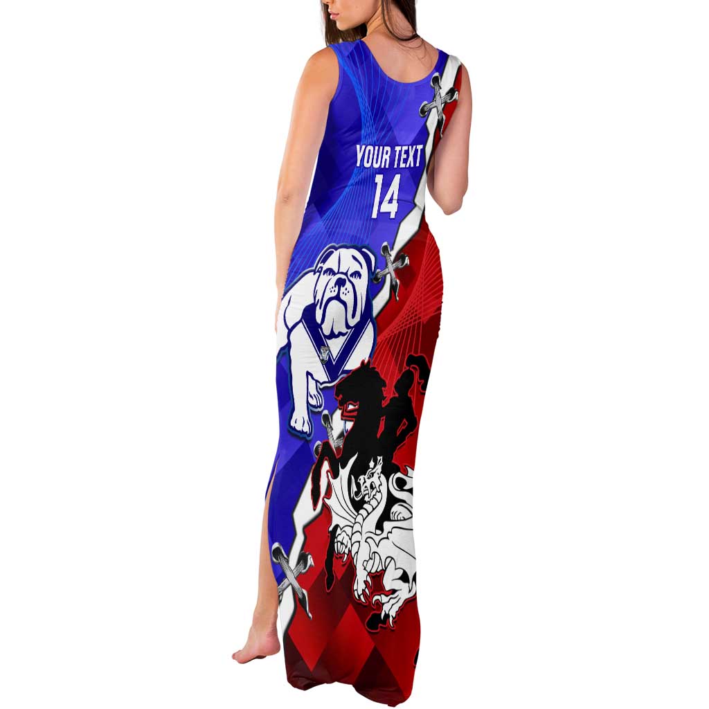 Custom Bulldogs And Dragons Rugby 2025 Tank Maxi Dress Dynamic Style