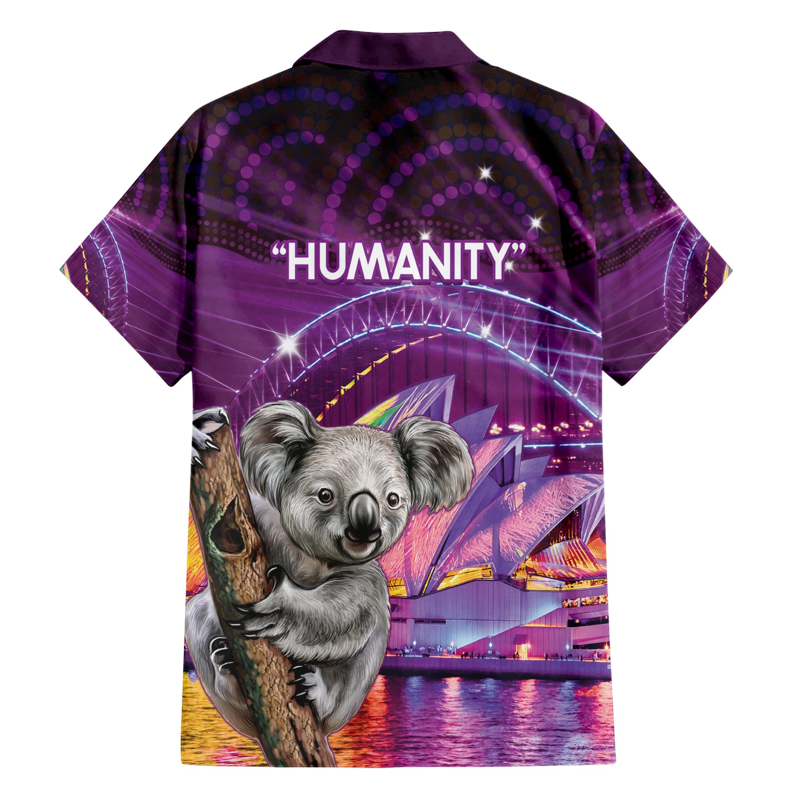 Vivid Sydney Australia Hawaiian Shirt Humanity Aussie Koala Fanciful Light - Vibe Hoodie Shop