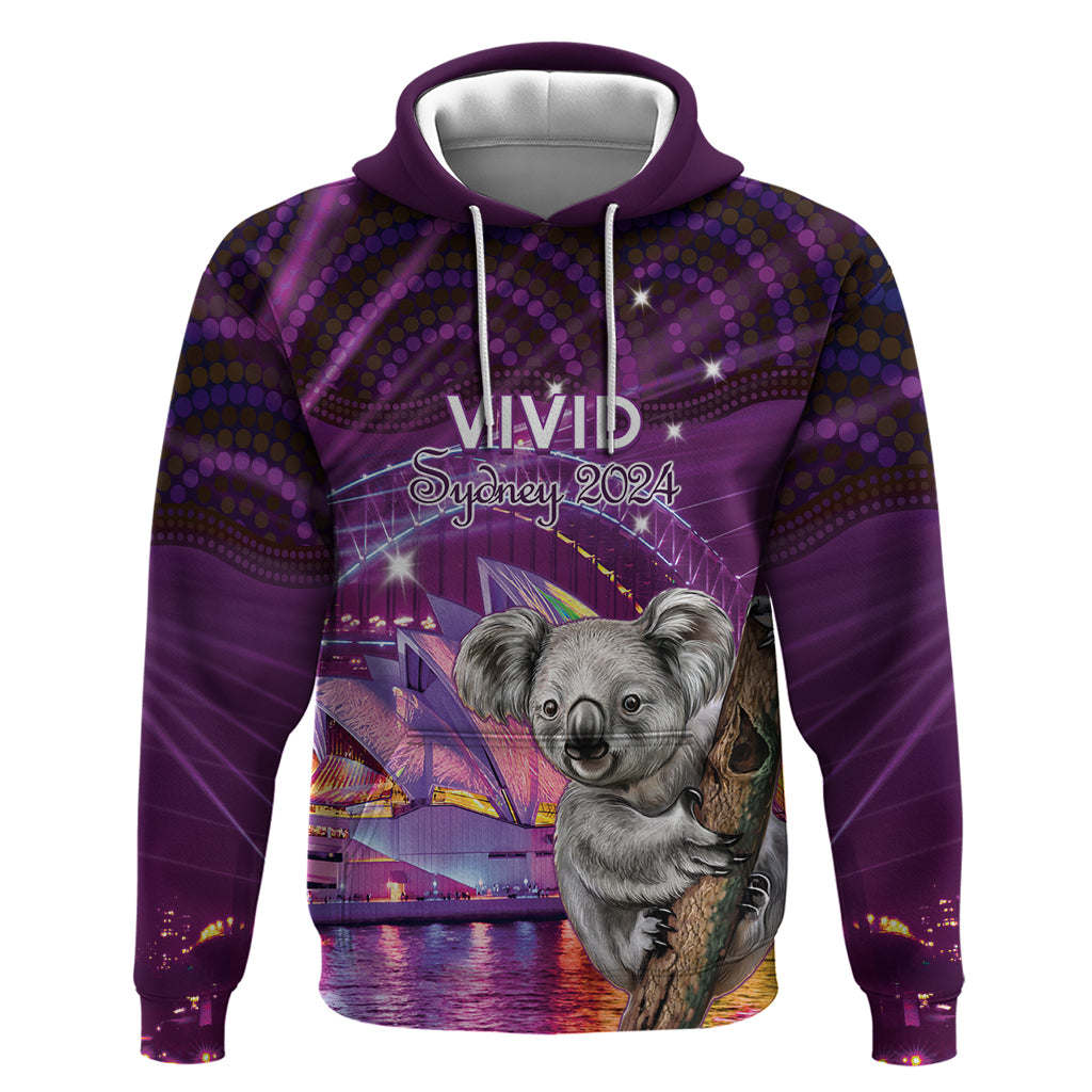 Vivid Sydney Australia Hoodie Humanity Aussie Koala Fanciful Light - Vibe Hoodie Shop
