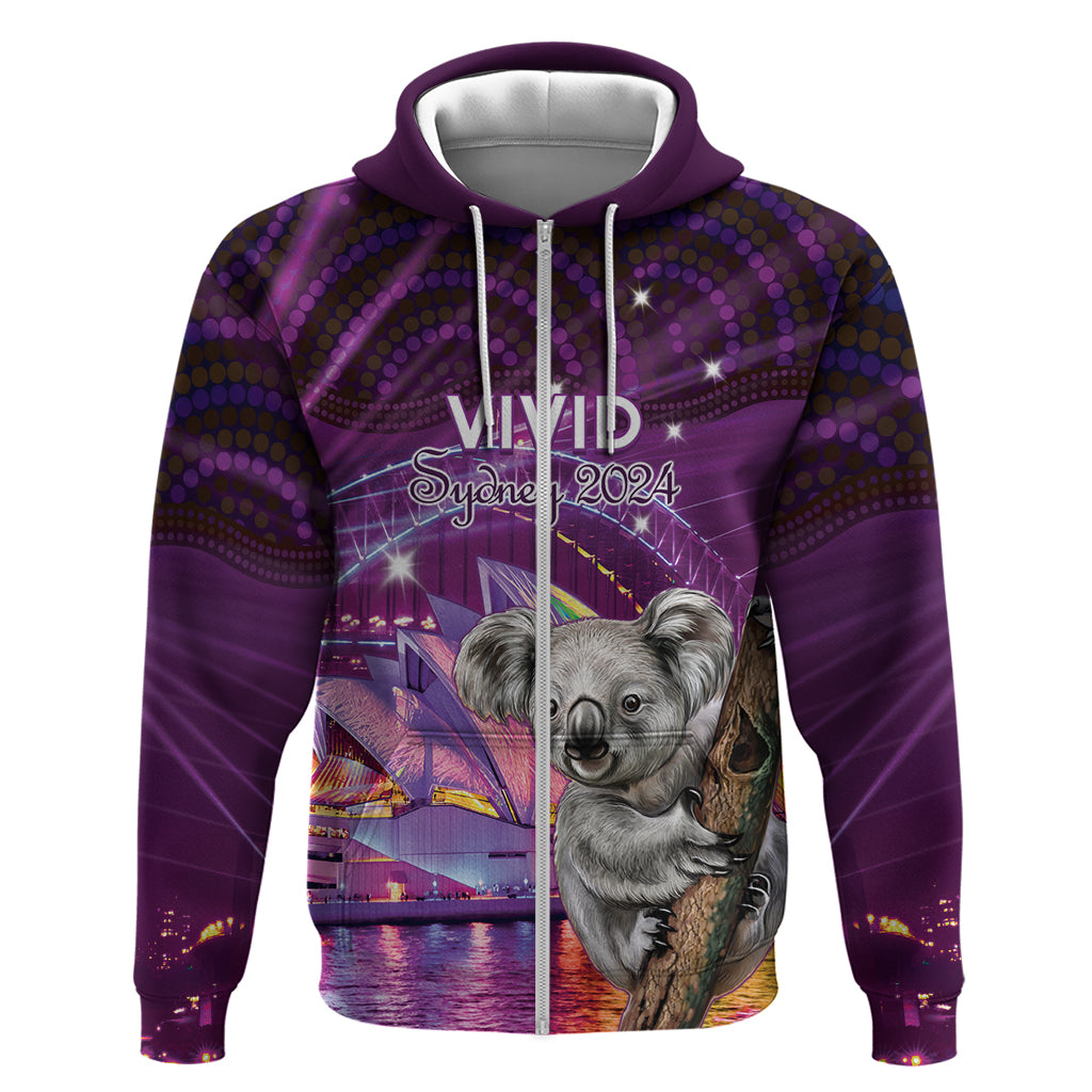 Vivid Sydney Australia Hoodie Humanity Aussie Koala Fanciful Light - Vibe Hoodie Shop