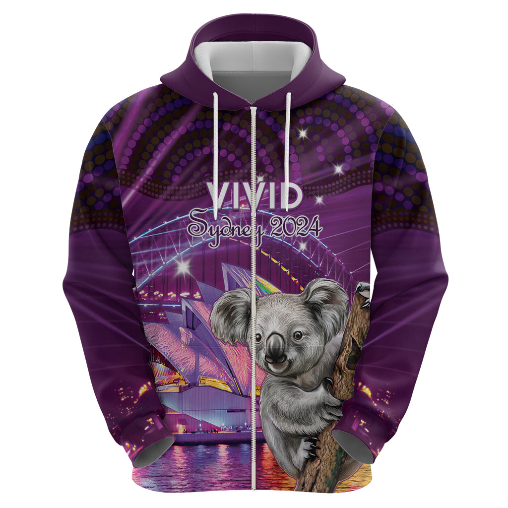 Vivid Sydney Australia Hoodie Humanity Aussie Koala Fanciful Light - Vibe Hoodie Shop
