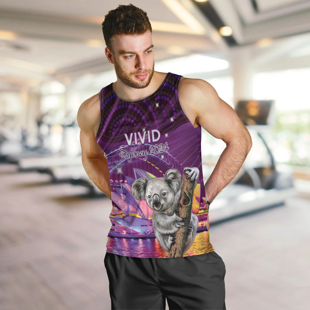 Vivid Sydney Australia Men Tank Top Humanity Aussie Koala Fanciful Light - Vibe Hoodie Shop
