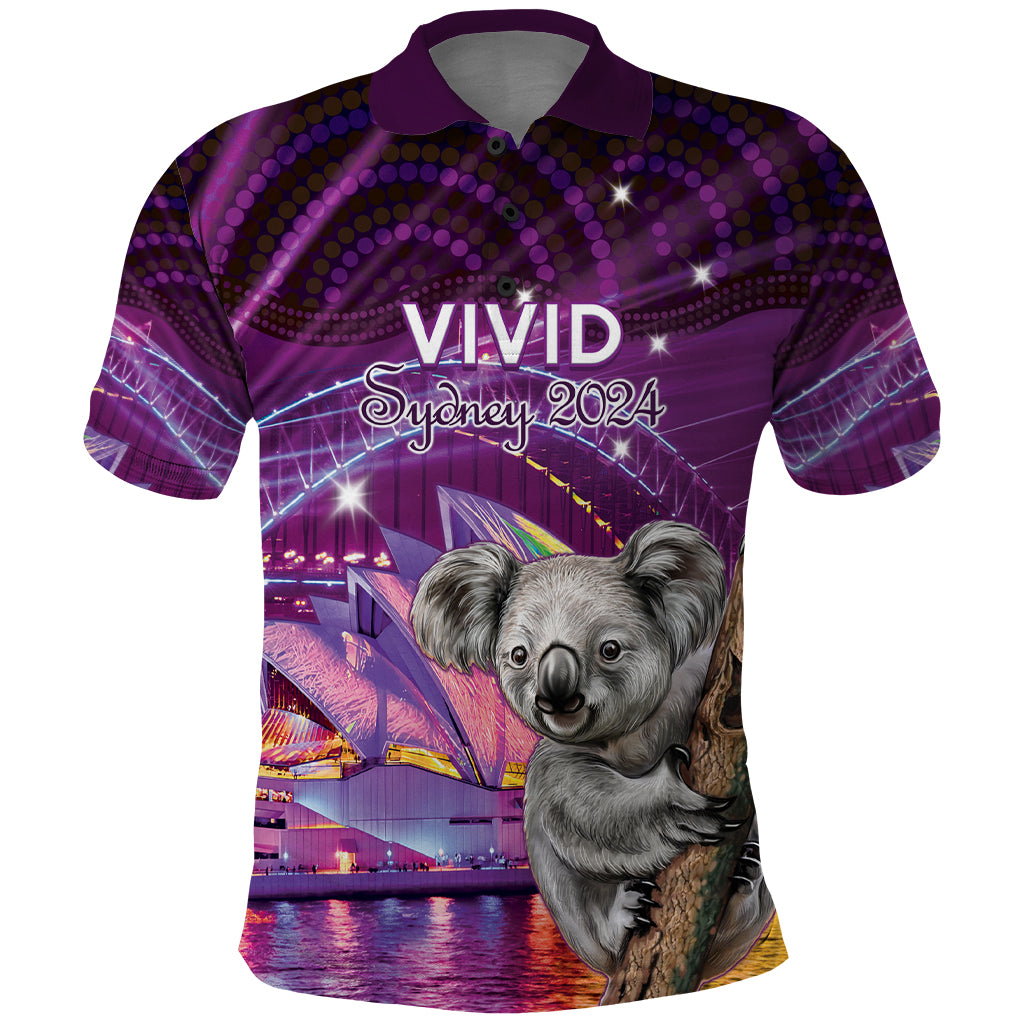 Vivid Sydney Australia Polo Shirt Humanity Aussie Koala Fanciful Light - Vibe Hoodie Shop