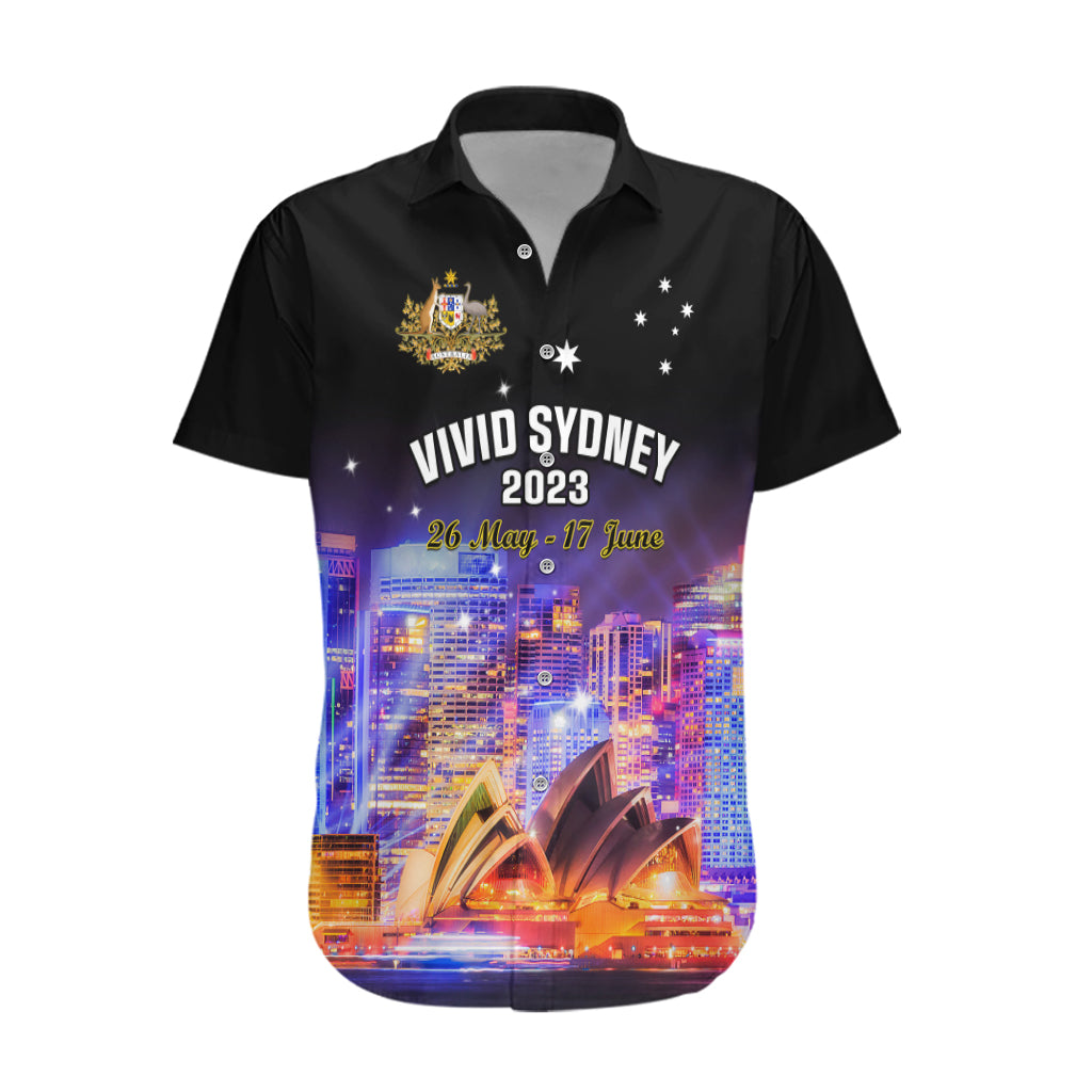 Australia Vivid Sydney 2023 Hawaiian Shirt Aussie Proud Sydney Opera House - Vibe Hoodie Shop