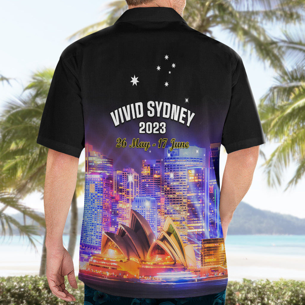 Australia Vivid Sydney 2023 Hawaiian Shirt Aussie Proud Sydney Opera House - Vibe Hoodie Shop
