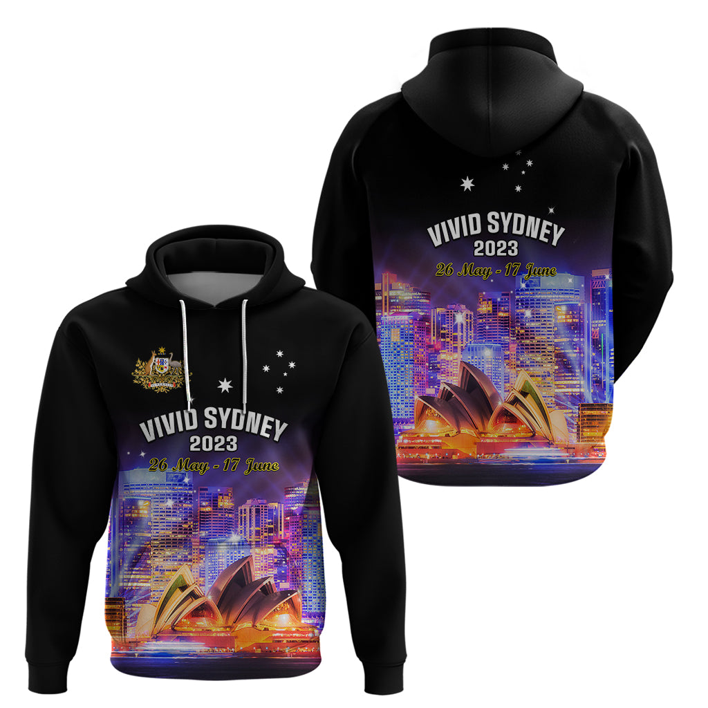 Australia Vivid Sydney 2023 Hoodie Aussie Proud Sydney Opera House - Vibe Hoodie Shop