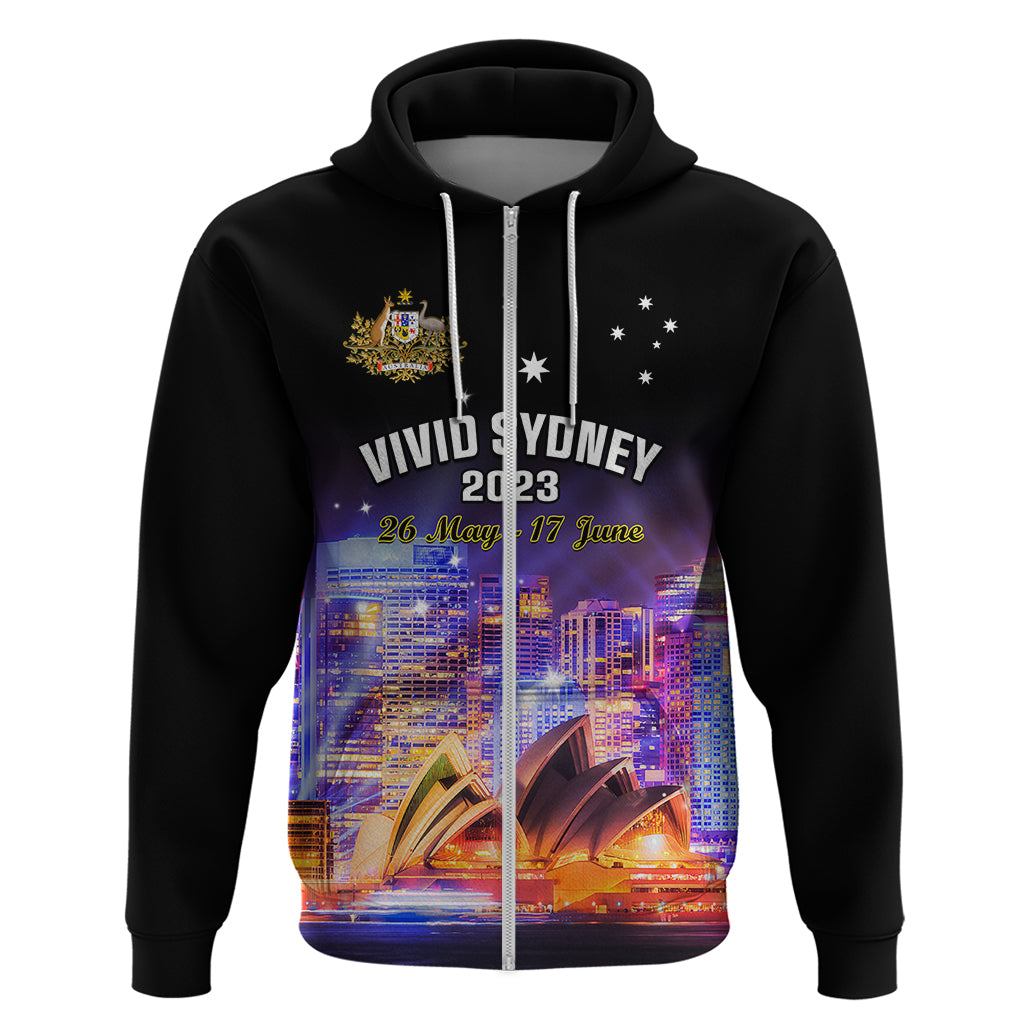 Australia Vivid Sydney 2023 Hoodie Aussie Proud Sydney Opera House - Vibe Hoodie Shop