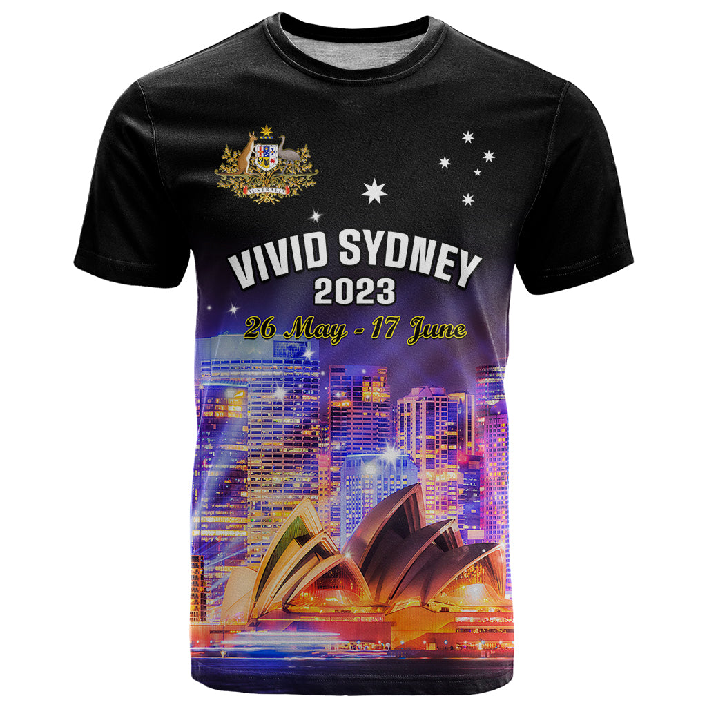 Australia Vivid Sydney 2023 T Shirt Aussie Proud Sydney Opera House - Vibe Hoodie Shop