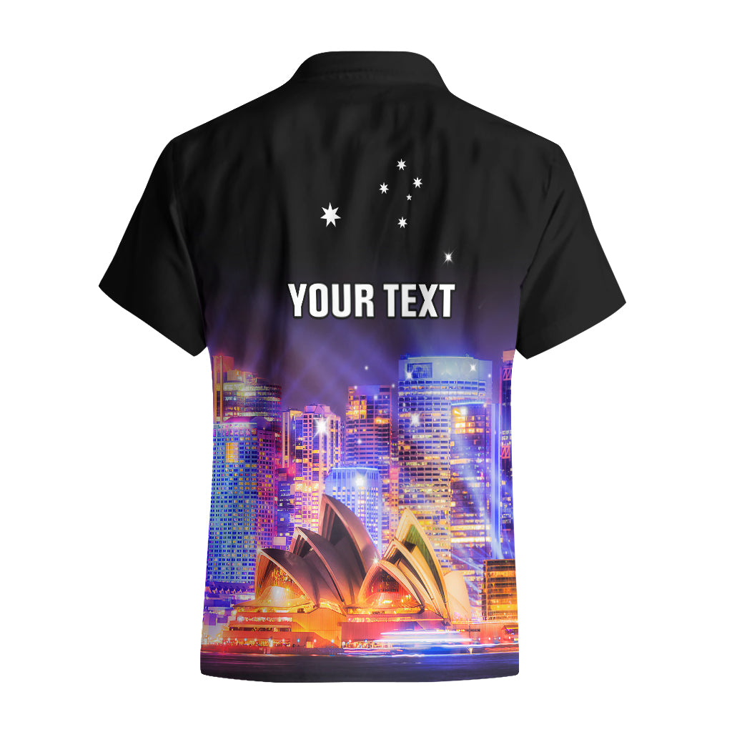 Personalised Australia Vivid Sydney 2023 Hawaiian Shirt Aussie Proud Sydney Opera House - Vibe Hoodie Shop