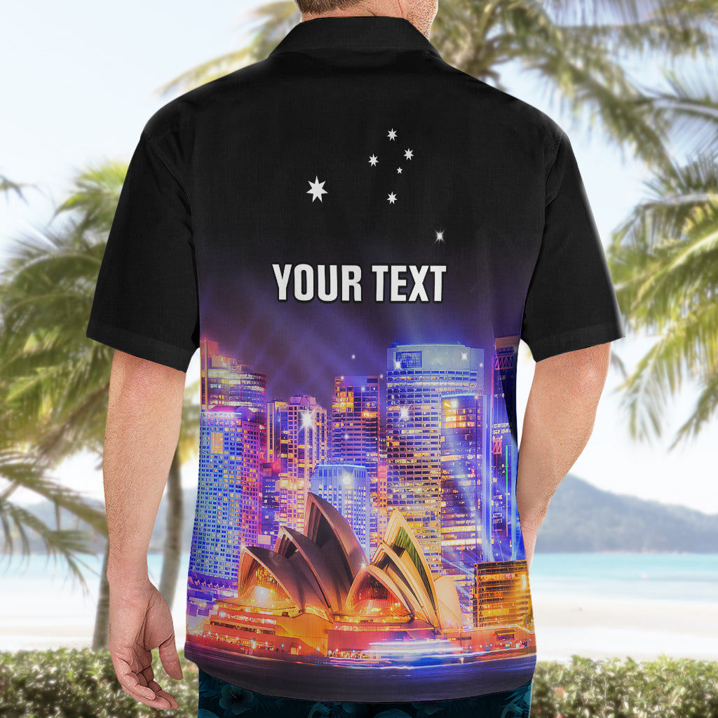 Personalised Australia Vivid Sydney 2023 Hawaiian Shirt Aussie Proud Sydney Opera House - Vibe Hoodie Shop