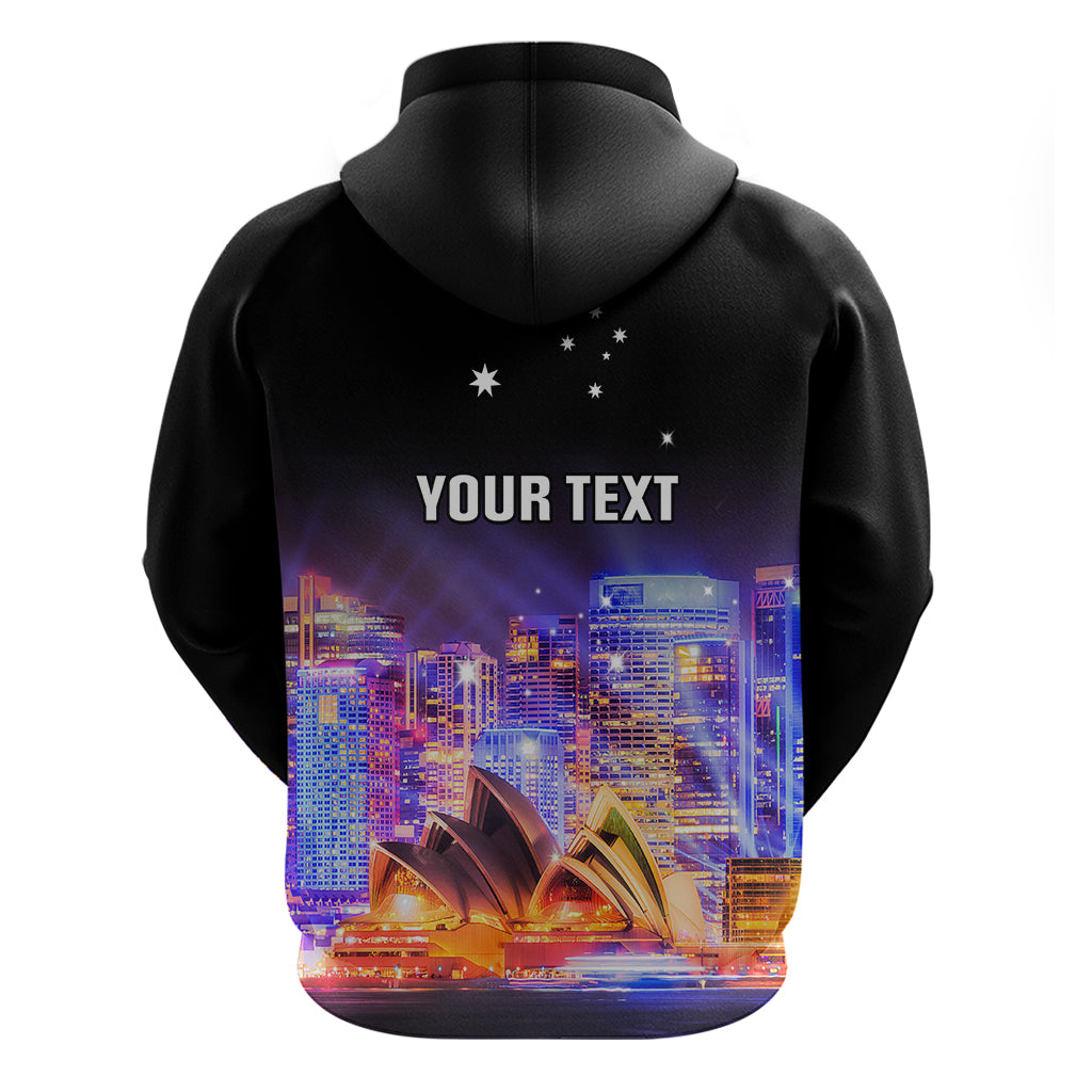 Personalised Australia Vivid Sydney 2023 Hoodie Aussie Proud Sydney Opera House - Vibe Hoodie Shop