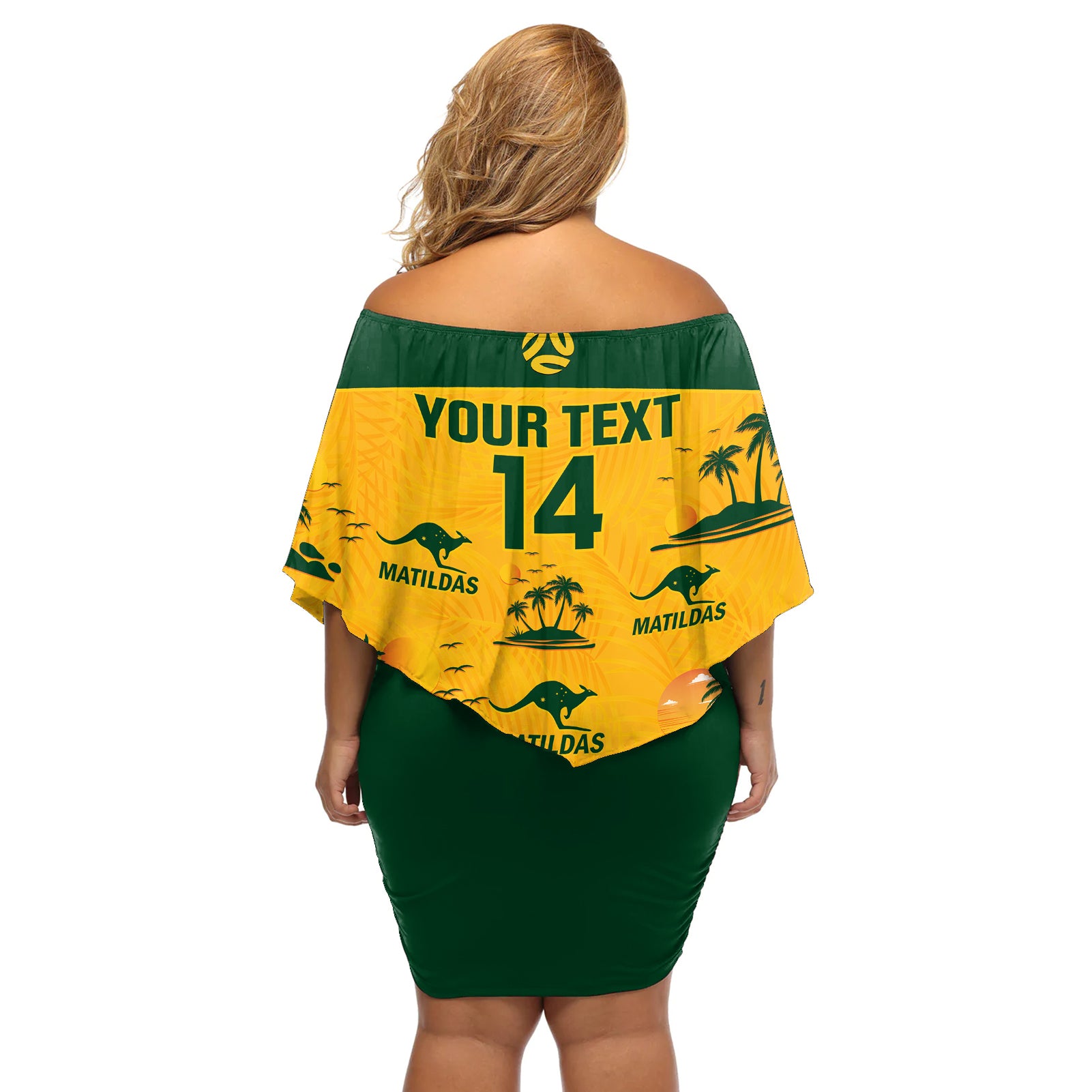 custom-australia-soccer-off-shoulder-short-dress-matildas-world-cup-2023-tropical-style