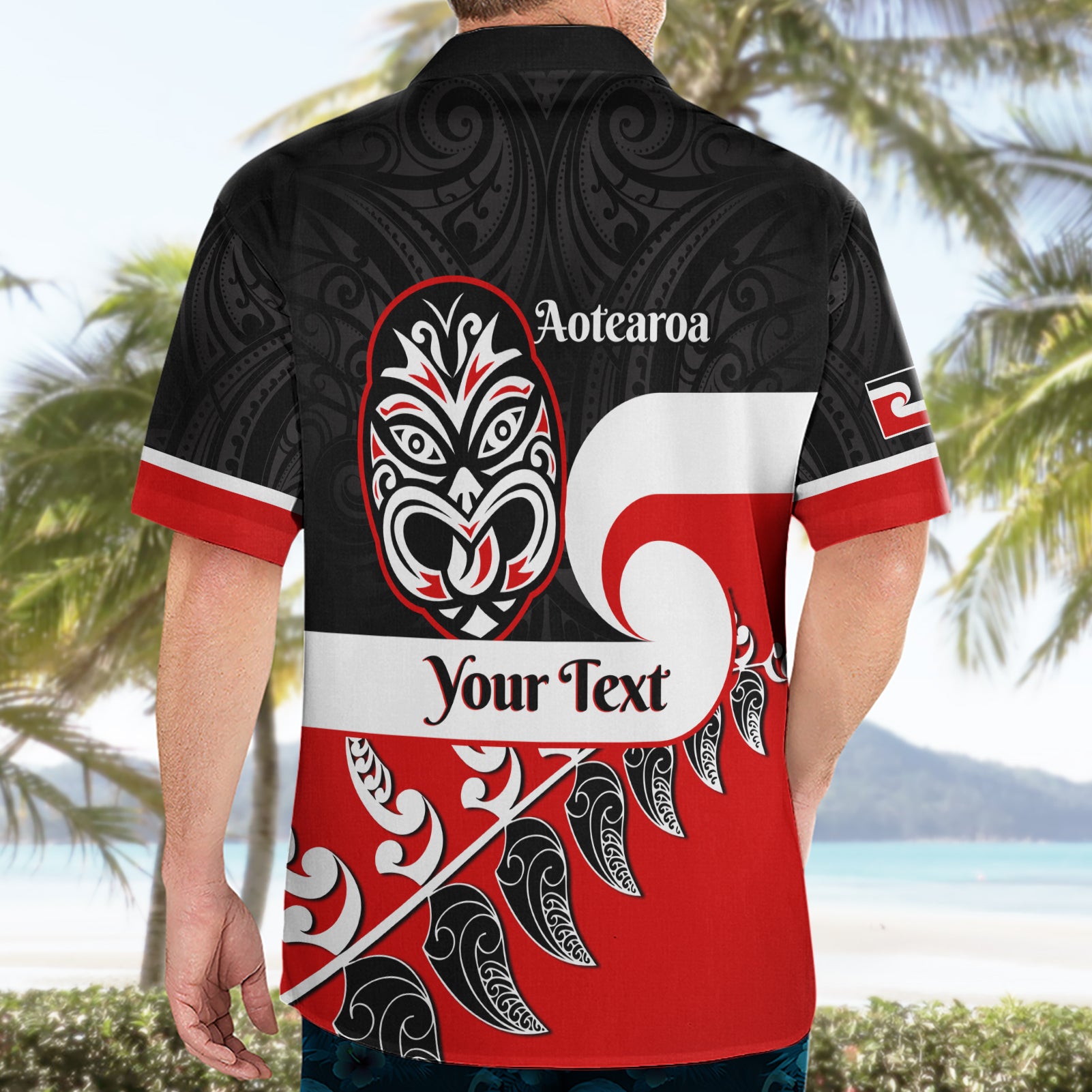 Personalised Te Reo Maori New Zealand Hawaiian Shirt Kia Haka Maori Fern With Tino Rangatiratanga - Vibe Hoodie Shop