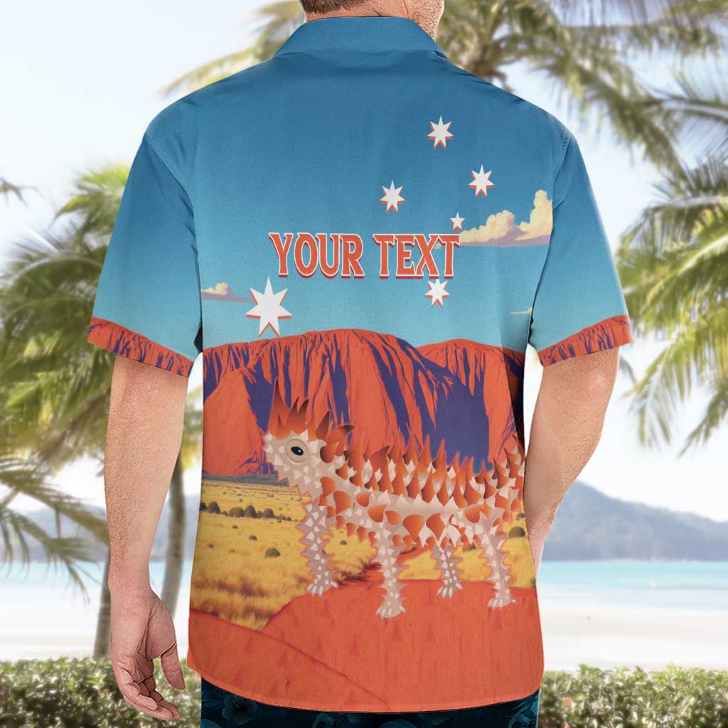 Personalised Australia Thorny Devil Hawaiian Shirt Nature's Armored Knights - Aussie Uluru - Vibe Hoodie Shop