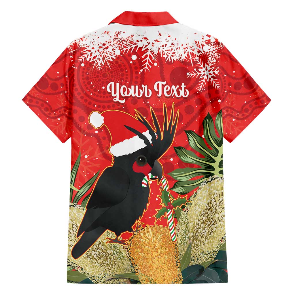 Personalised Palm Cockatoo Australia Christmas Hawaiian Shirt Merry Chrissie - Banksia Flowers - Vibe Hoodie Shop