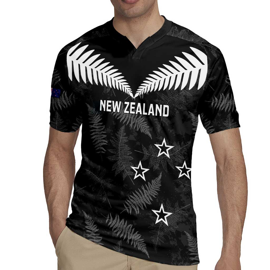 Custom New Zealand Silver Fern Football Rugby Jersey Go Aotearoa Grunge Black - Vibe Hoodie
