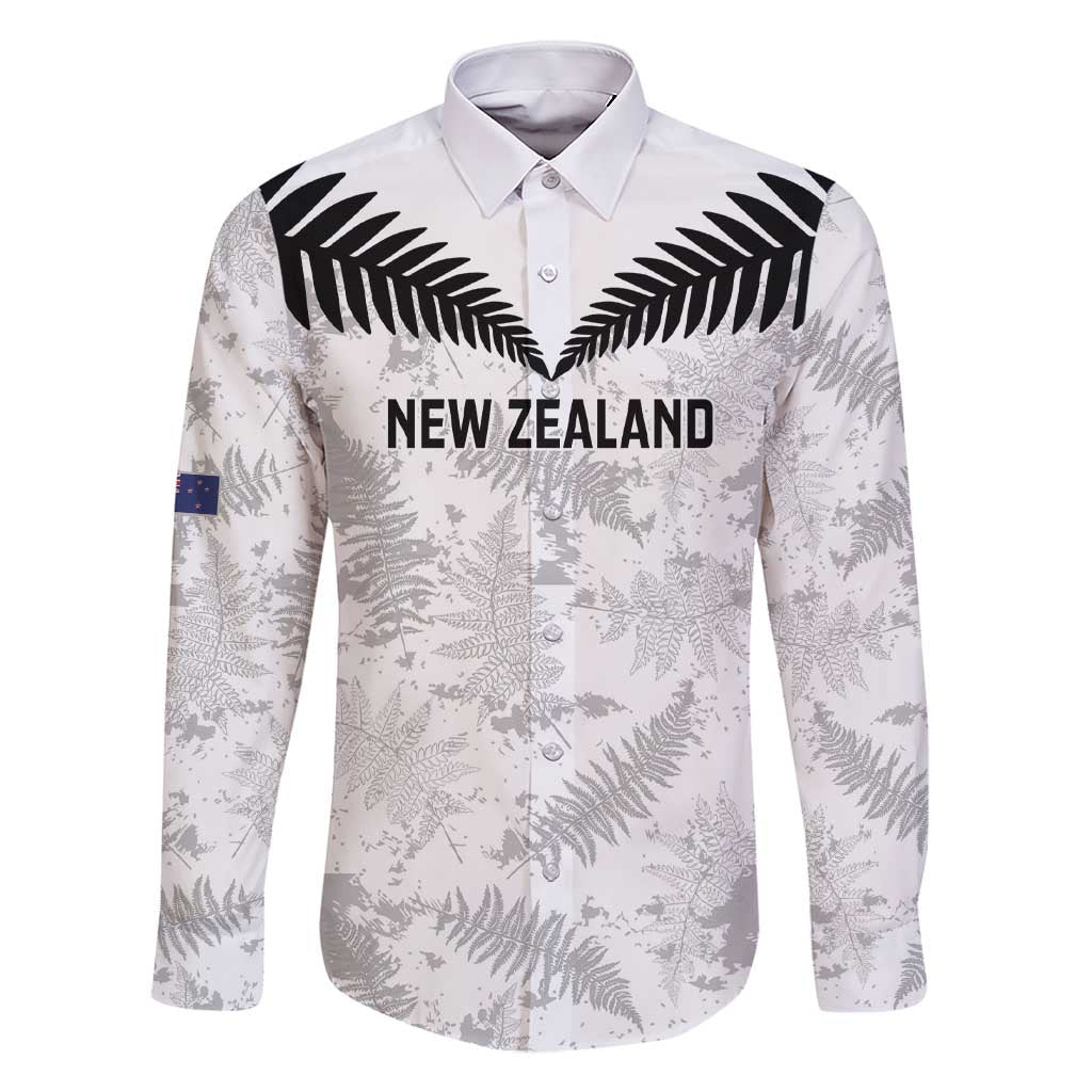 Custom New Zealand Silver Fern Football Family Matching Short Sleeve Bodycon Dress and Hawaiian Shirt Go Aotearoa Grunge White - Vibe Hoodie