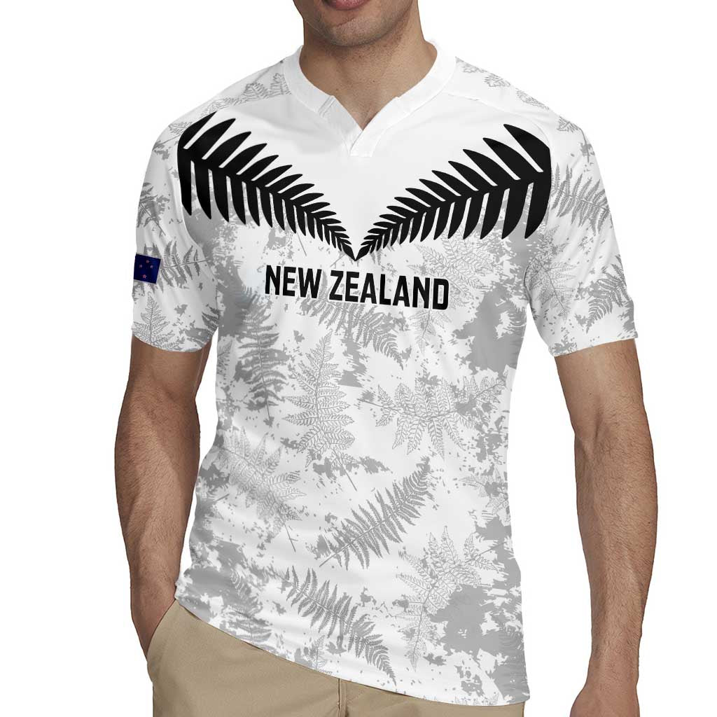 Custom New Zealand Silver Fern Football Rugby Jersey Go Aotearoa Grunge White - Vibe Hoodie