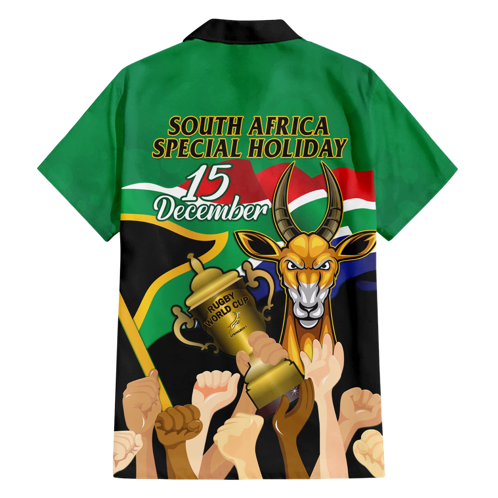 South Africa Special Holiday Hawaiian Shirt Springboks Champions Celebration Rugby Is My Soul - Vibe Hoodie Shop