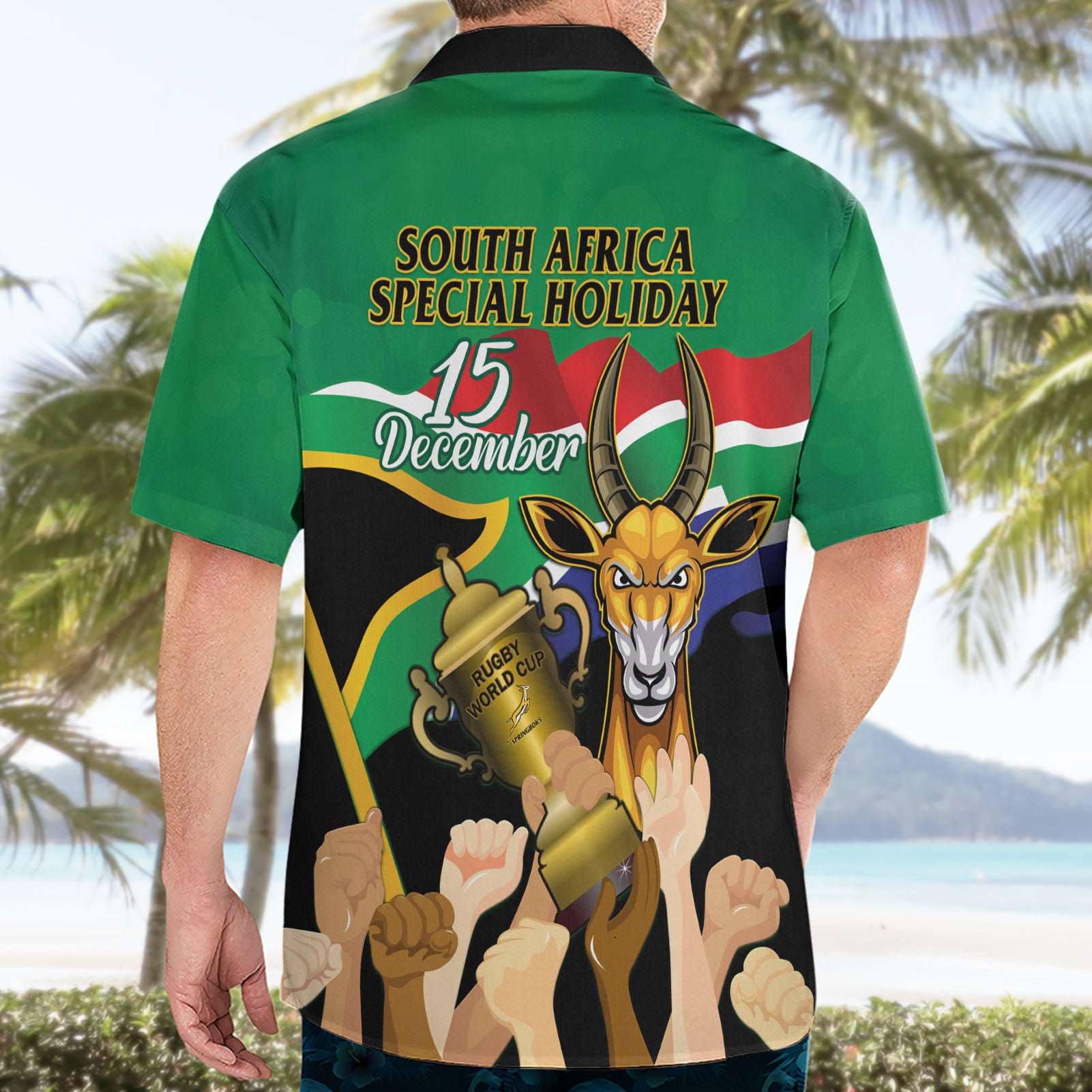 South Africa Special Holiday Hawaiian Shirt Springboks Champions Celebration Rugby Is My Soul - Vibe Hoodie Shop