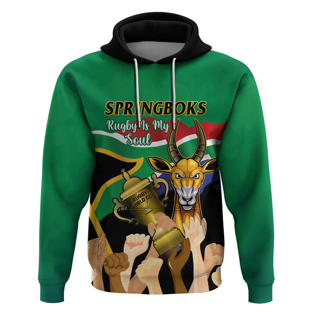 South Africa Special Holiday Hoodie Springboks Champions Celebration Rugby Is My Soul - Vibe Hoodie Shop