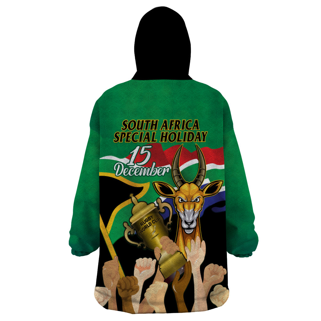 South Africa Special Holiday Wearable Blanket Hoodie Springboks Champions Celebration Rugby Is My Soul - Vibe Hoodie Shop