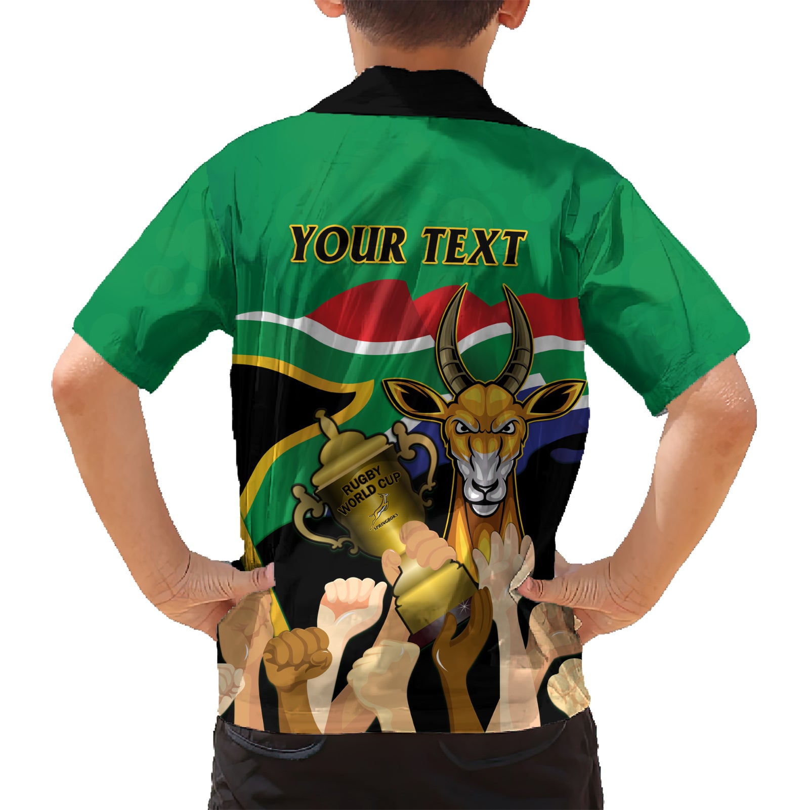 Personalised South Africa Special Holiday Hawaiian Shirt Springboks Champions Celebration Rugby Is My Soul - Vibe Hoodie Shop