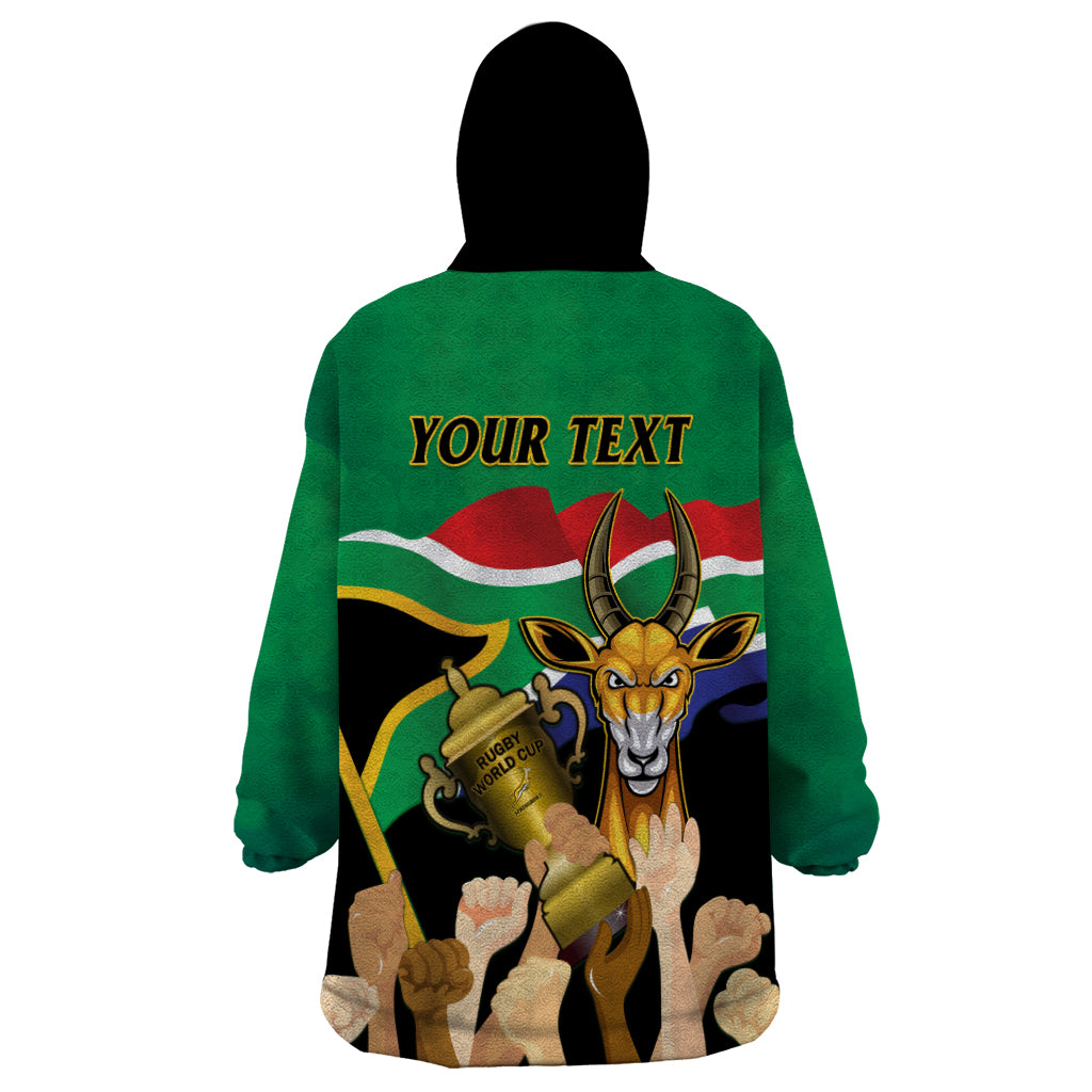 Personalised South Africa Special Holiday Wearable Blanket Hoodie Springboks Champions Celebration Rugby Is My Soul - Vibe Hoodie Shop