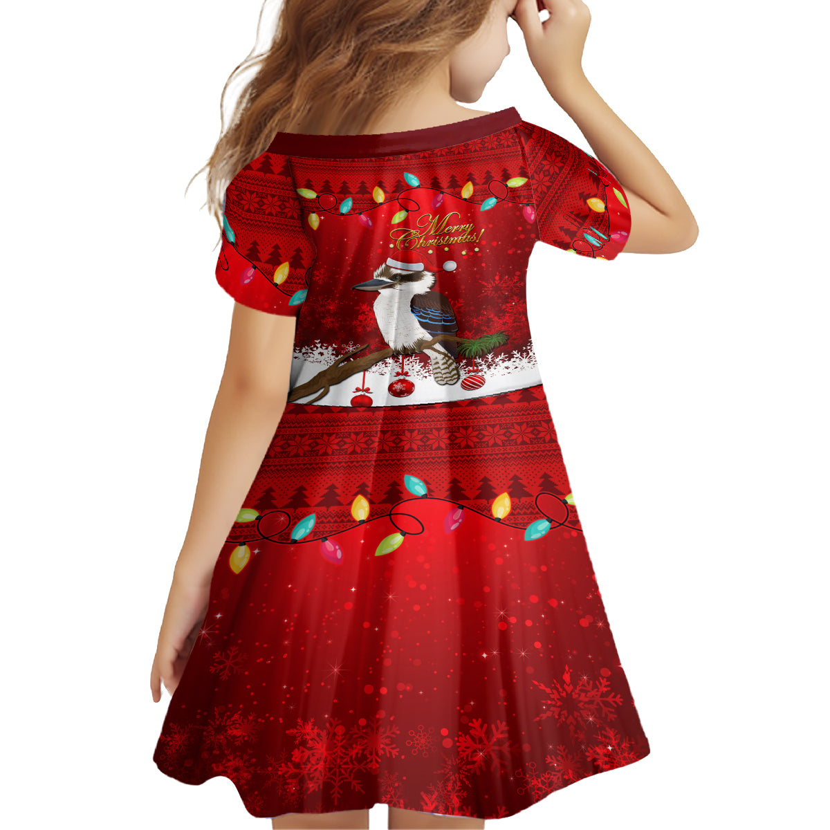 australia-christmas-family-matching-long-sleeve-bodycon-dress-and-hawaiian-shirt-aussie-kookaburra-santa-merry-xmas