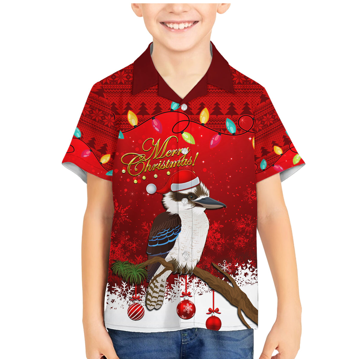 australia-christmas-family-matching-mermaid-dress-and-hawaiian-shirt-aussie-kookaburra-santa-merry-xmas