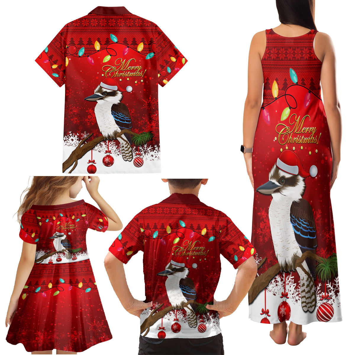 australia-christmas-family-matching-tank-maxi-dress-and-hawaiian-shirt-aussie-kookaburra-santa-merry-xmas