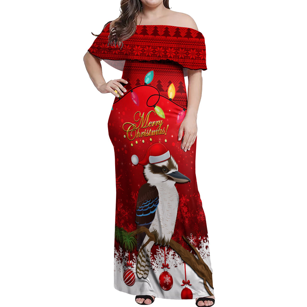 australia-christmas-off-shoulder-maxi-dress-aussie-kookaburra-santa-merry-xmas