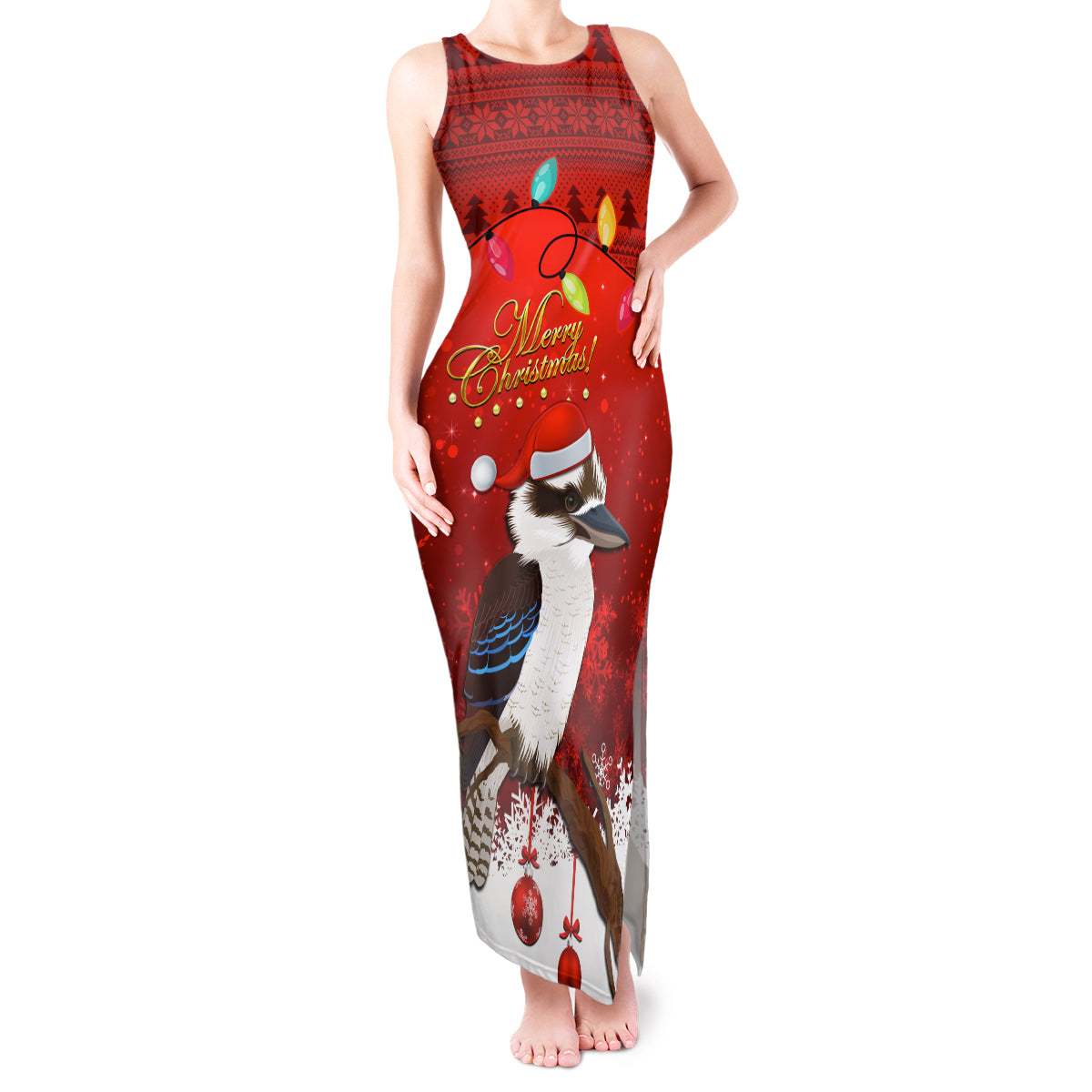 australia-christmas-tank-maxi-dress-aussie-kookaburra-santa-merry-xmas