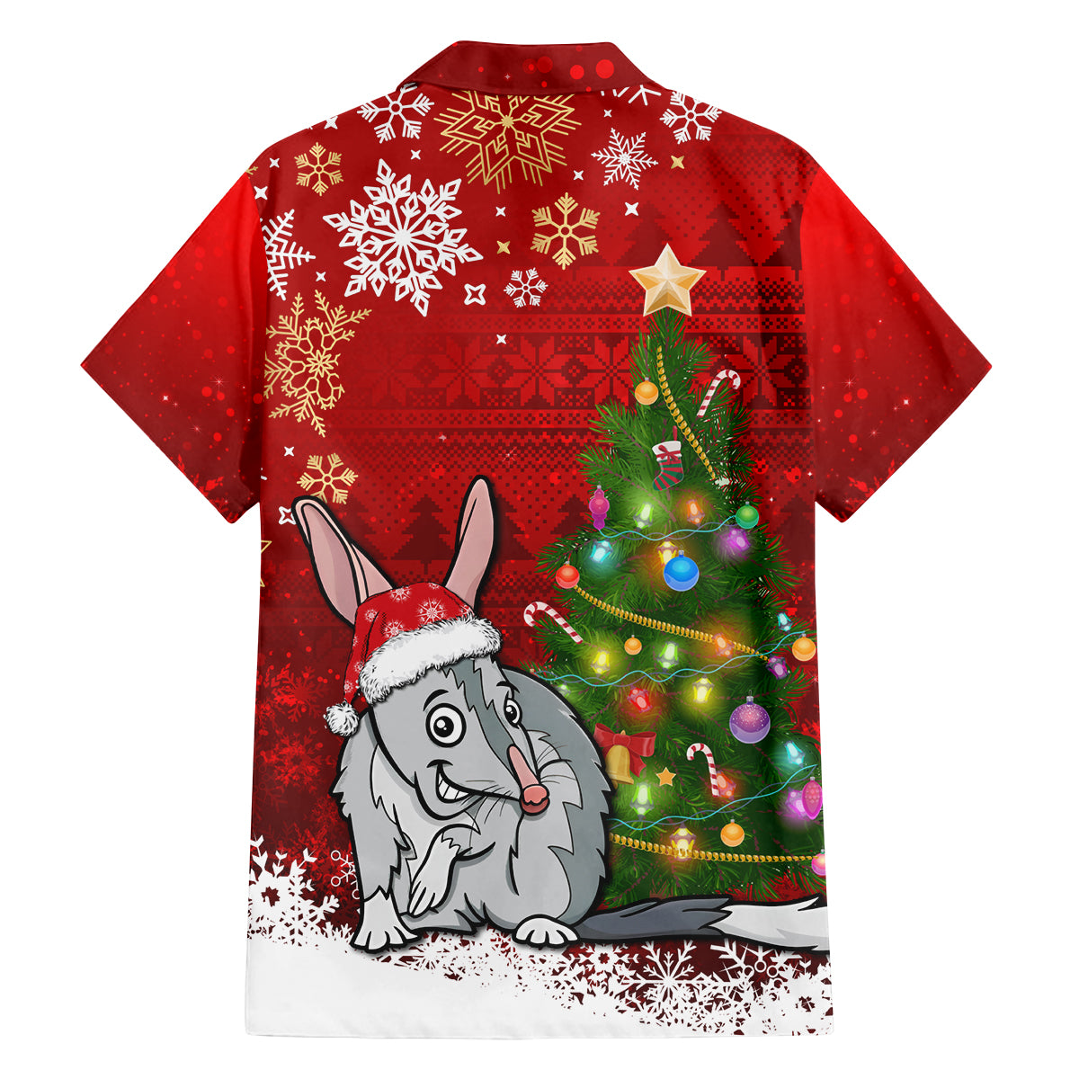 australia-christmas-family-matching-long-sleeve-bodycon-dress-and-hawaiian-shirt-aussie-bilby-santa-merry-xmas