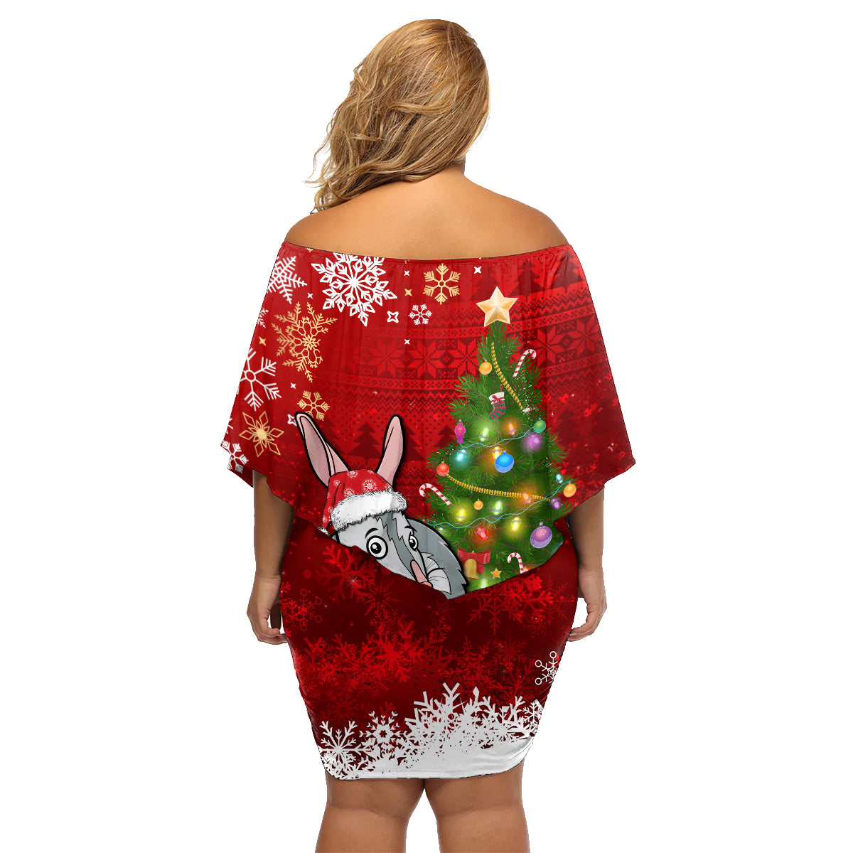 australia-christmas-family-matching-off-shoulder-short-dress-and-hawaiian-shirt-aussie-bilby-santa-merry-xmas