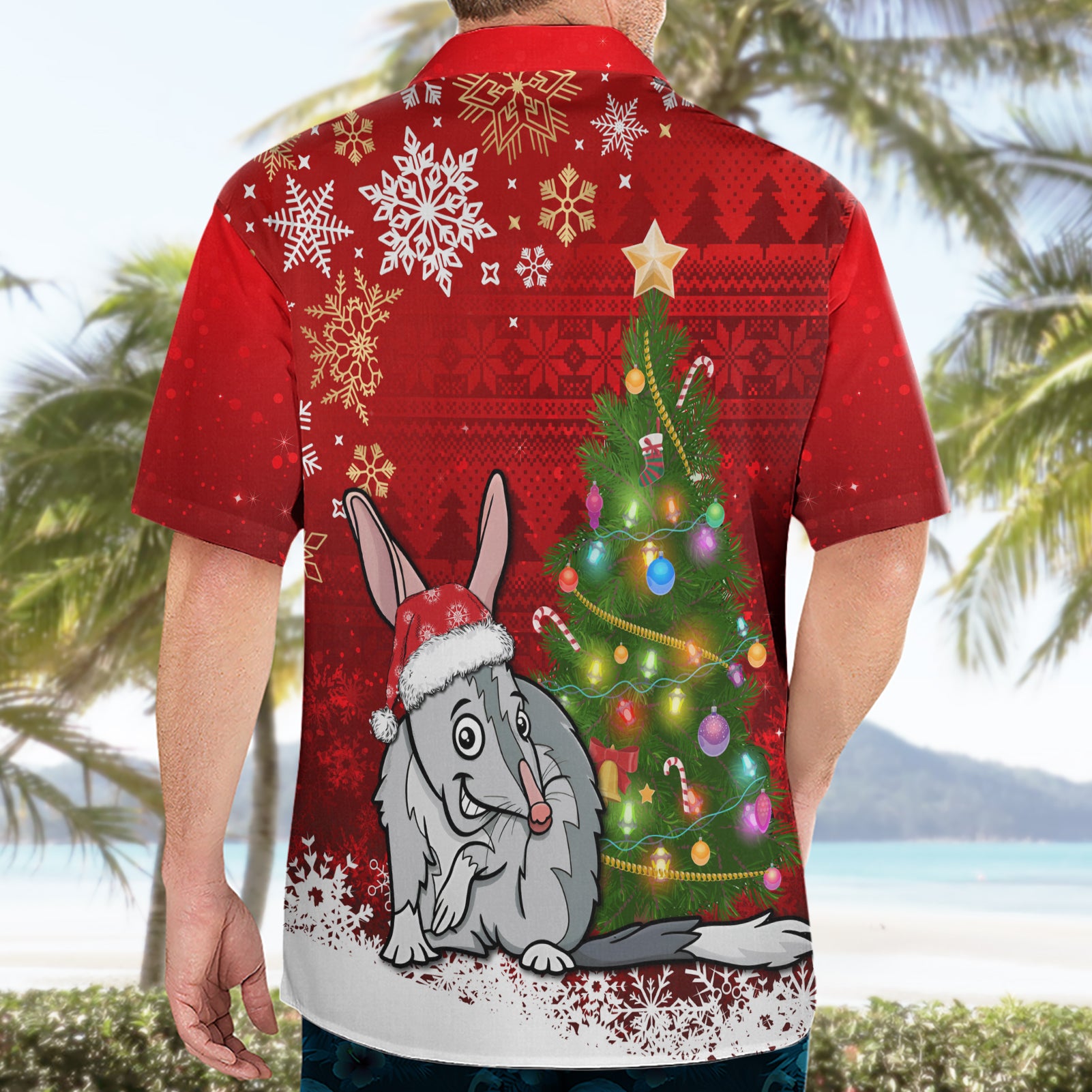 Australia Christmas Hawaiian Shirt Aussie Bilby Santa Merry Xmas - Vibe Hoodie Shop
