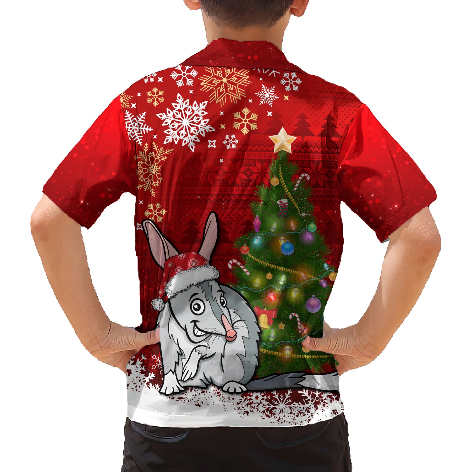 Australia Christmas Hawaiian Shirt Aussie Bilby Santa Merry Xmas - Vibe Hoodie Shop