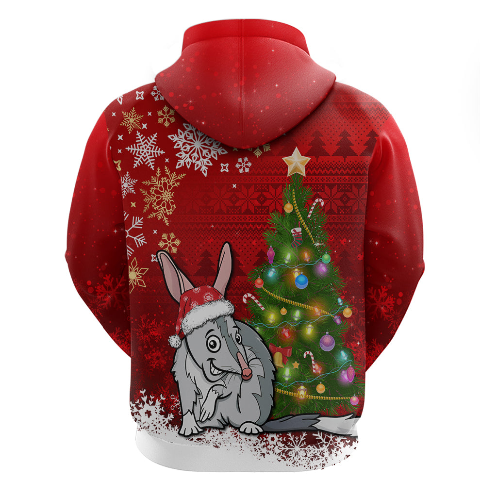 Australia Christmas Hoodie Aussie Bilby Santa Merry Xmas - Vibe Hoodie Shop