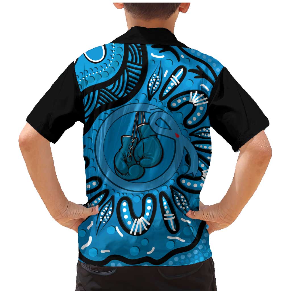 Australia Diabetes Awareness Month Family Matching Mermaid Dress and Hawaiian Shirt Be Strong And Fight On Aboriginal Art